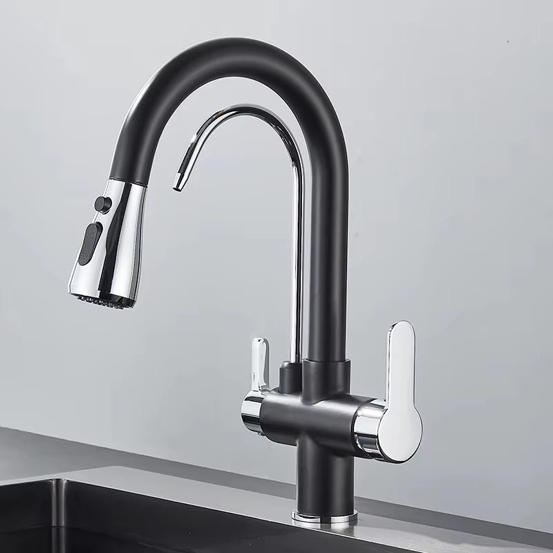 Luxe 3-in-1 Keukenkraan met Waterfilter