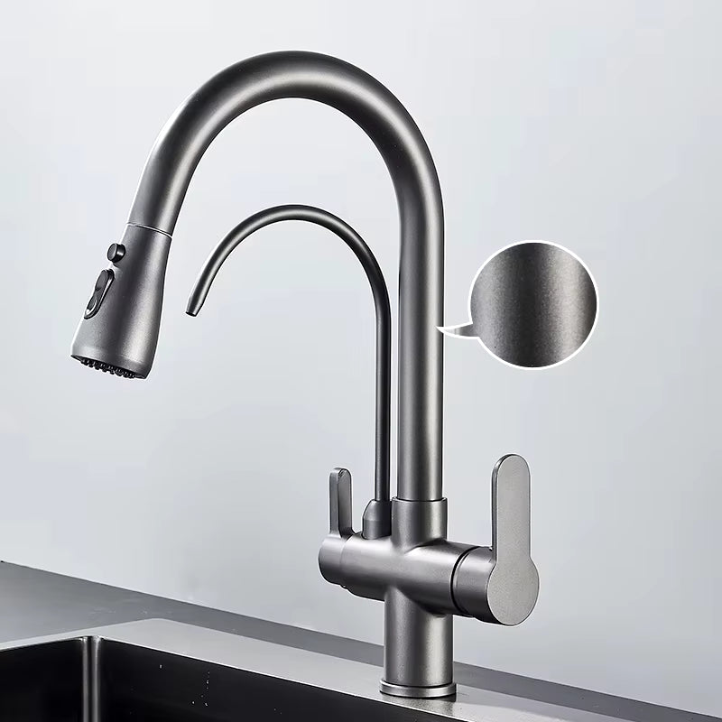 Luxe 3-in-1 Keukenkraan met Waterfilter
