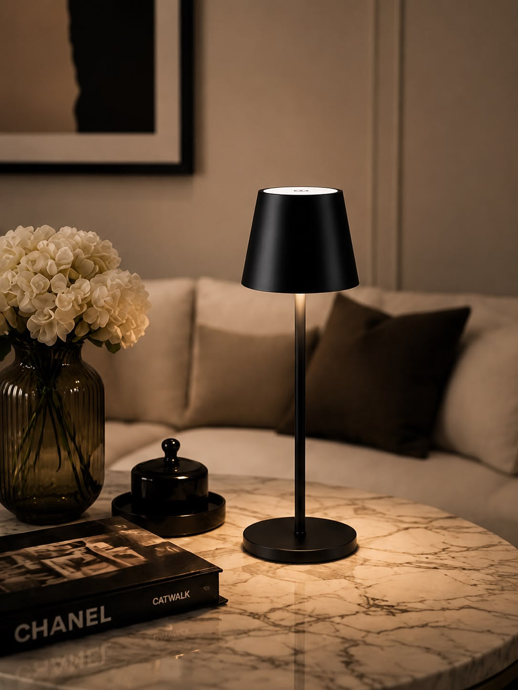 LumiGlow™ Draadloze LED Tafellamp