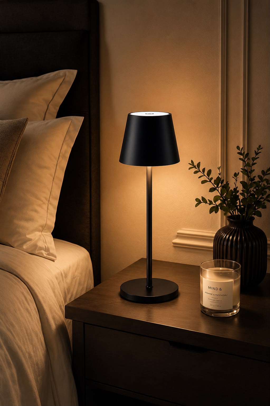 LumiGlow™ Draadloze LED Tafellamp