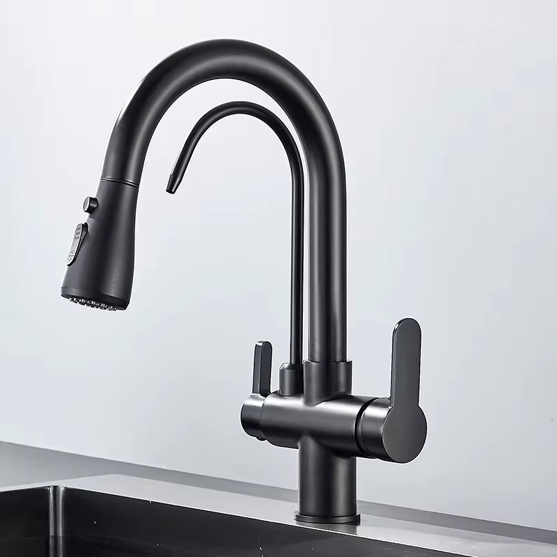 Luxe 3-in-1 Keukenkraan met Waterfilter