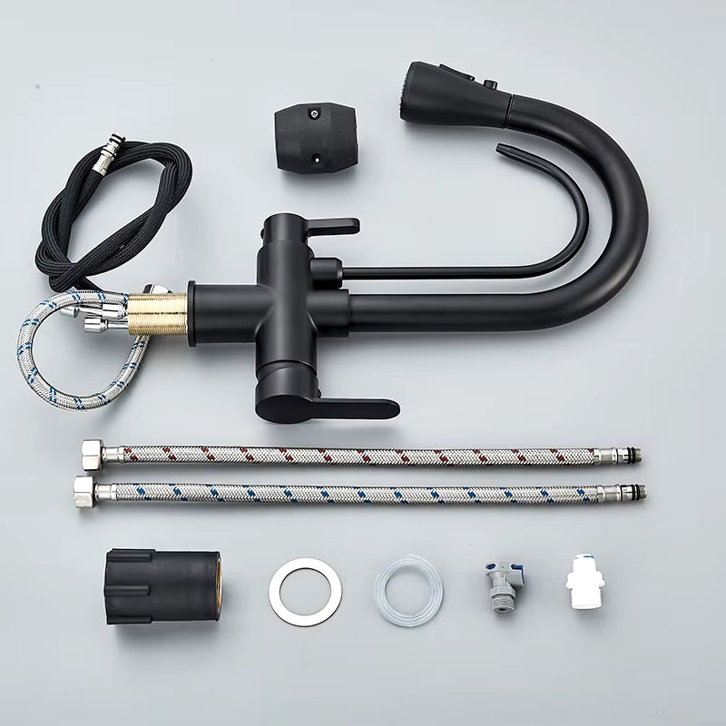 Luxe 3-in-1 Keukenkraan met Waterfilter