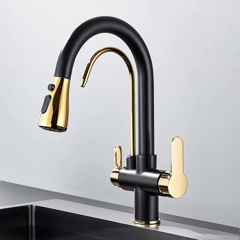 Luxe 3-in-1 Keukenkraan met Waterfilter